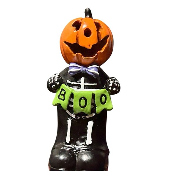 Lot of 6 Ashland Halloween Village Accessories Trees Shrubs Spooky Tree Pumpkin - Picture 3 of 7